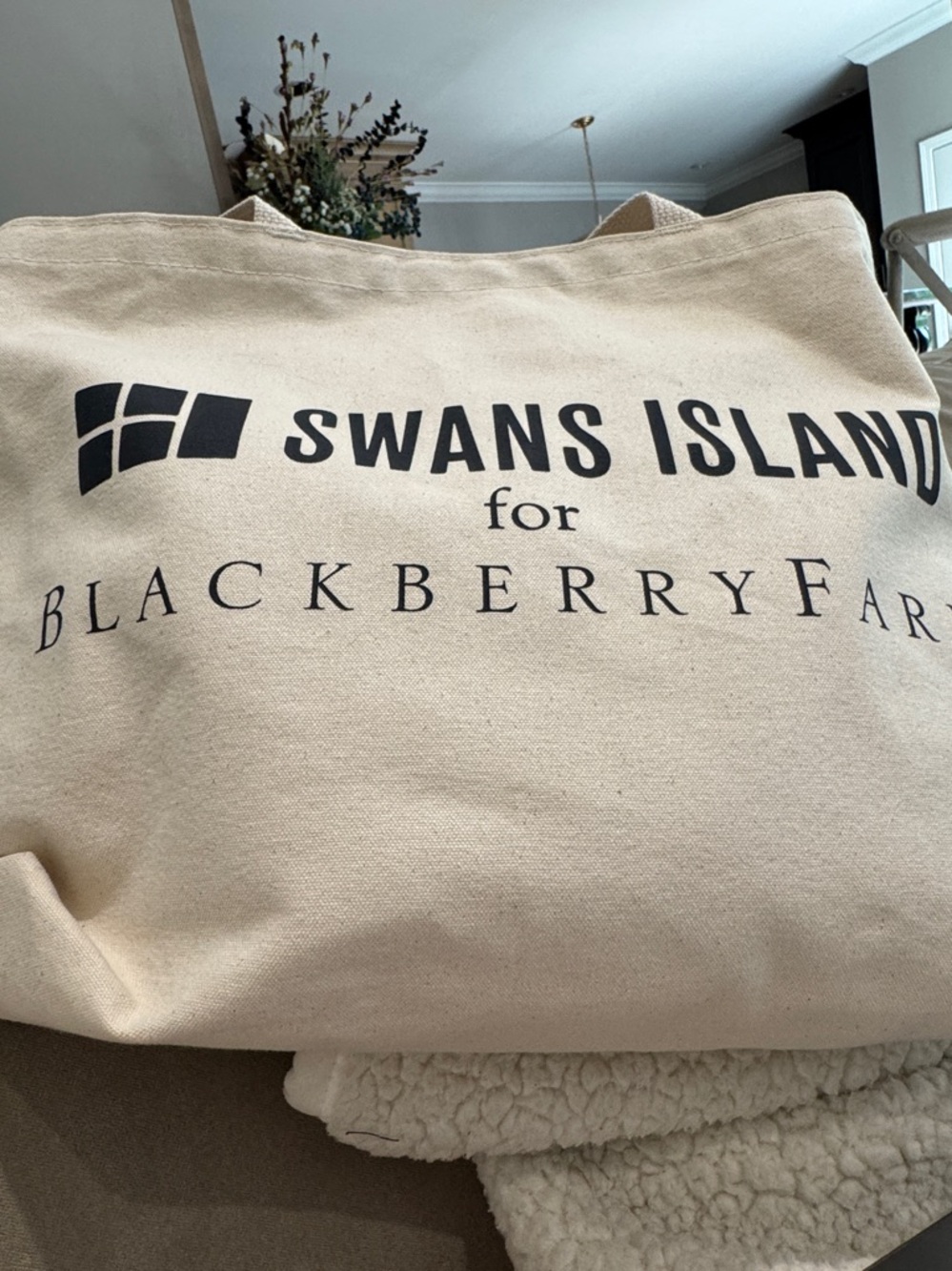 Swans Island cotton & Wool Throw NEW blackberry farms - Picture 5 of 8